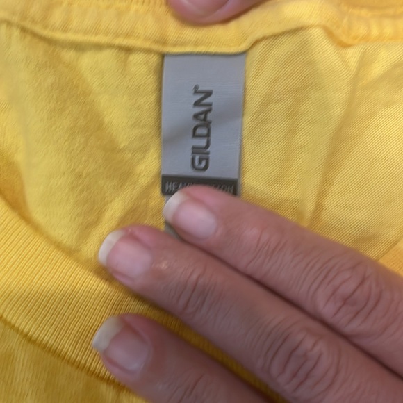 men’s 3XL yellow t-shirt - Picture 2 of 3